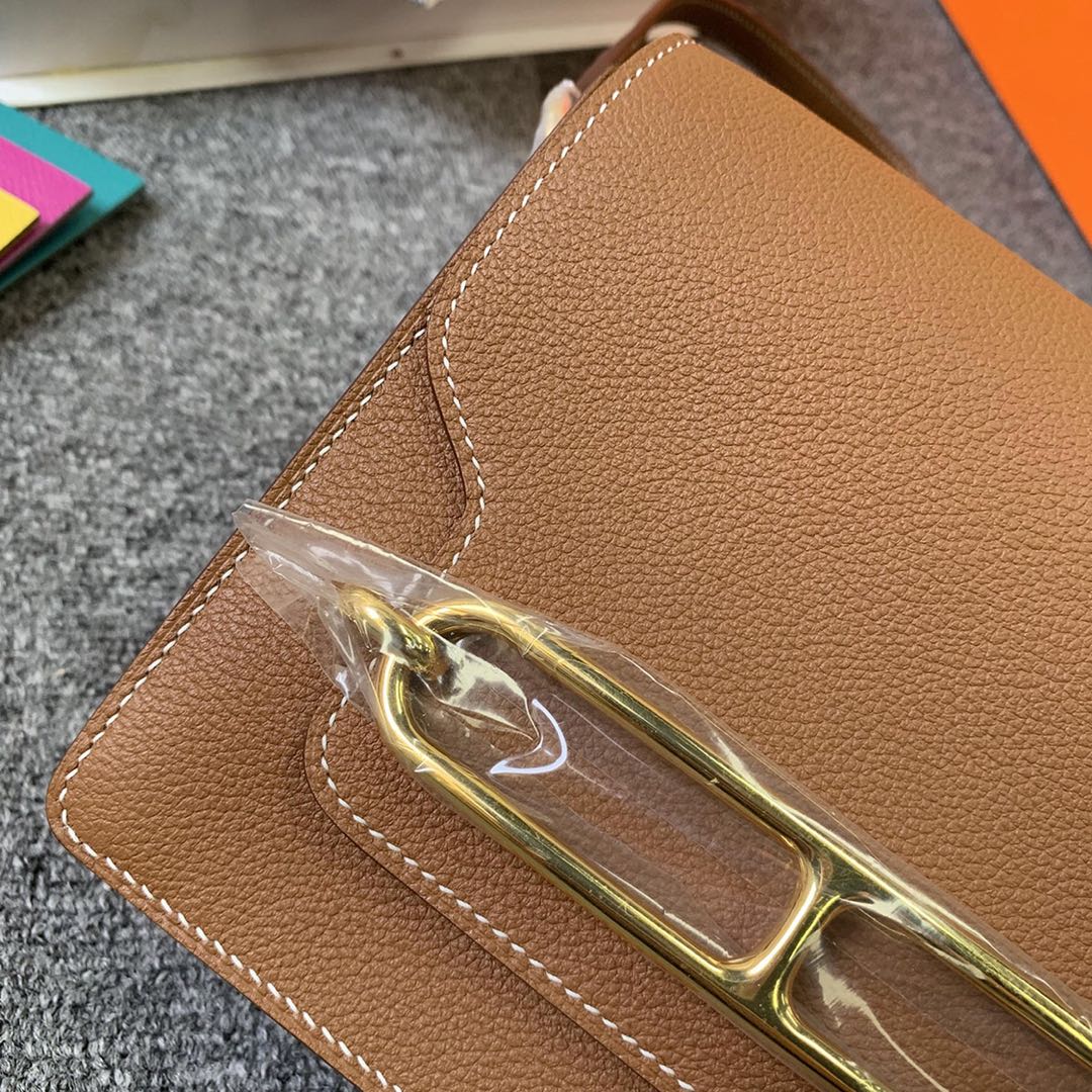 에르메스 룰리스18 골드브라운 금장 에버컬러